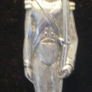 Toy Soldier Silver Plated Christmas Pendant by Lunt