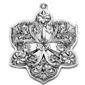 2010 Towle Old Master Snowflake Sterling Christmas Ornament 21st Edition