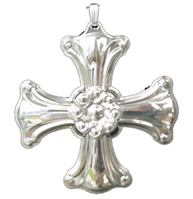 2001 Christmas Cross by Reed & Barton Sterling Silver Ornament 31st Edition