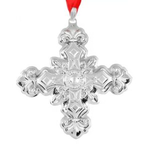 2024 Christmas Cross Sterling Silver Ornament by Reed and Barton 54th Edition