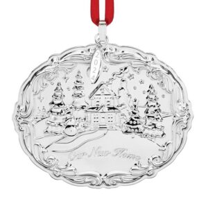 2024 Our New Home Sterling Christmas Ornament by Reed and Barton