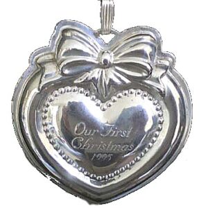 Our First Christmas Together Sterling Ornament by Reed and Barton