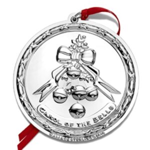 2010 Carol of the Bells Songs of Xmas Sterling Christmas Ornament by Wallace 11th Edition