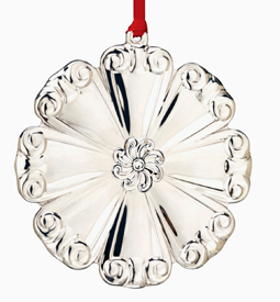 2010 Star Sterling Silver Christmas Ornament by Lunt