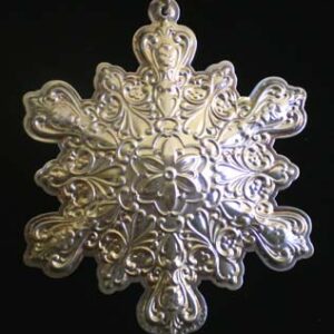 2003 Towle Old Master Snowflake Sterling Christmas Ornament 14th Edition