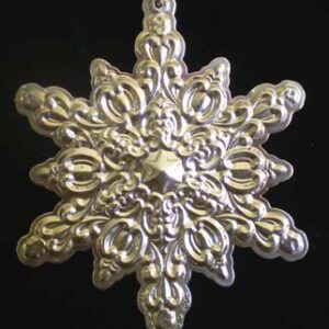 2004 Towle Old Master Snowflake Sterling Christmas Ornament 15th Edition