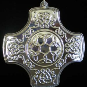 2007 Towle Celtic Knot Cross Sterling Silver Christmas Ornament 8th Edition