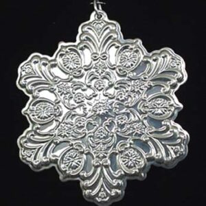 1995 Towle Old Master Snowflake Sterling Christmas Ornament 6th Edition