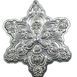 1996 Towle Old Master Snowflake Sterling Christmas Ornament 7th Edition
