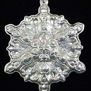 1997 Towle Old Master Snowflake Sterling Christmas Ornament 8th Edition