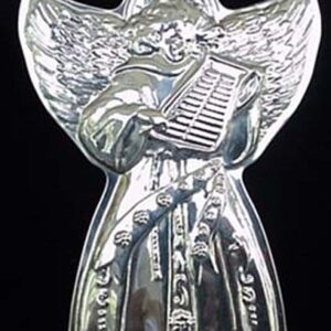 1997 Towle Angel with Lyre Sterling Silver Christmas Ornament 7th Edition