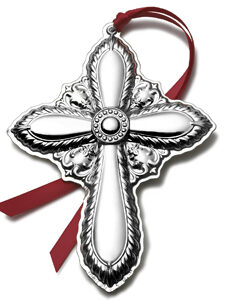 2011 Towle Cross Sterling Silver Christmas Ornament 18th Edition