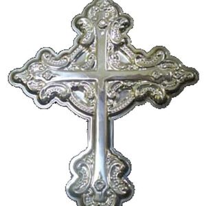 2003 Wallace Grande Baroque Cross Sterling Silver Christmas Ornament 8th Edition.