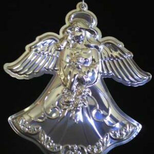 2007 Wallace Grande Baroque Angel Sterling Silver Christmas Ornament 7th Edition