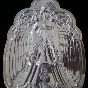 2007 Wallace Grande Baroque Angel Sterling Silver Christmas Ornament 7th Edition