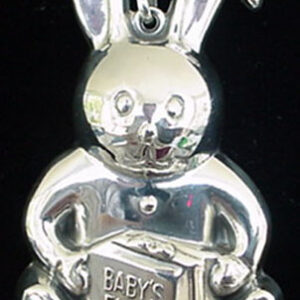 Baby's 1st Christmas Bunny Sterling Silver Christmas Ornament by Windsor Park