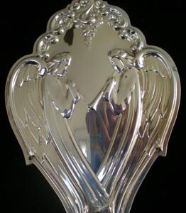 2002 Wallace Grande Baroque Angel Sterling Silver Christmas Ornament 2nd Edition