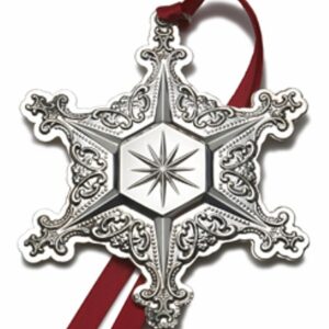 2011 Grande Baroque Snowflake Sterling Silver Christmas Ornament by Wallace 14th Edition