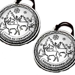 2011 Winter Wonderland Songs of Christmas Sterling Christmas Ornament by Wallace 12th Edition