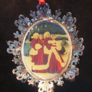 White Christmas Silver Plated Christmas Ornament by Wallace
