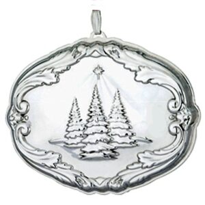 2012 Reed and Barton Song O Tannenbaum Tree Sterling Christmas Ornament 10th Edition
