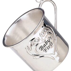 Baby's 1st Christmas Cup 3-D Sterling Silver Ornament by Reed & Barton