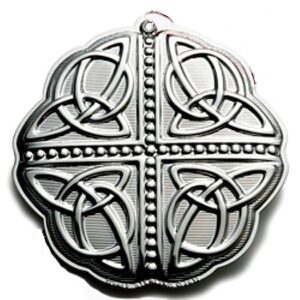 2012 Towle Celtic Knot Cross Sterling Silver Christmas Ornament 13th Edition