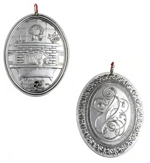 1985 Towle Songs Chestnuts Roasting Sterling Christmas Ornament 8th Edition