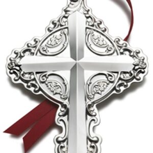 2011 Wallace Grande Baroque Cross Sterling Silver Christmas Ornament 16th Edition.