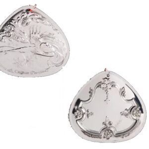 1987 Towle Songs White Christmas Sterling Christmas Ornament 10th Edition