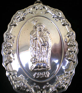 1998 Shepherds Nativity Francis 1st Sterling Christmas Ornament 2nd Edition